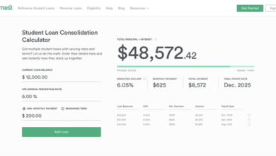 Earnest consolidation calculator