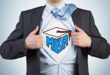 Mba online programs business program top need student degree shirt education chest drawn successful tearing icons young get know here