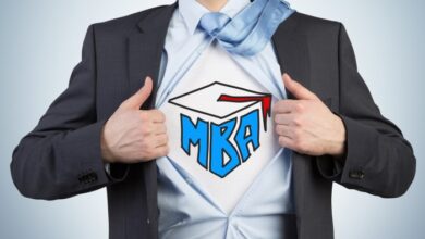 Mba online programs business program top need student degree shirt education chest drawn successful tearing icons young get know here