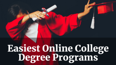 College online easiest degrees degree programs students